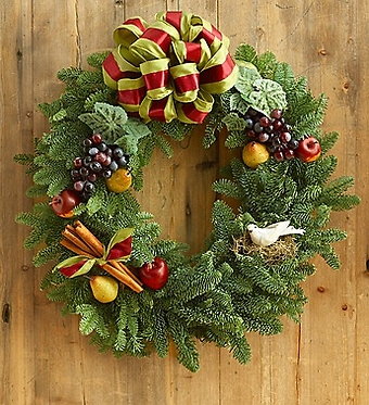 Fruitful &amp; Festive Evergreen Wreathâ„¢