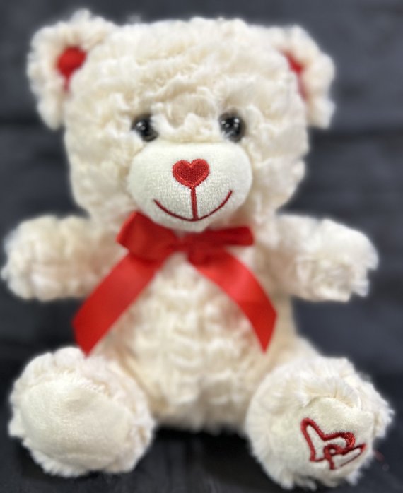 Valentine\'s day Bear w/Heart On Foot