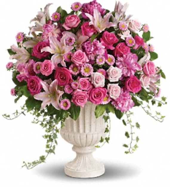 Passionate Pink Garden Arrangement