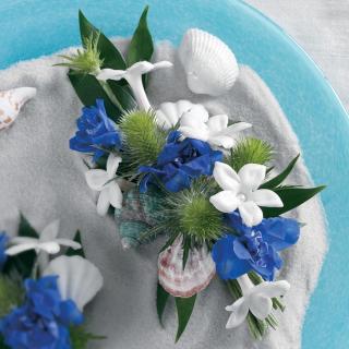 Blue Reception Flowers