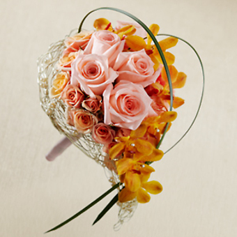 The Peach Waterfall Bouquet