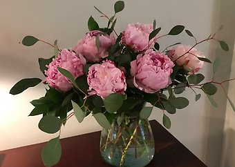 Peony Vase Arrangement