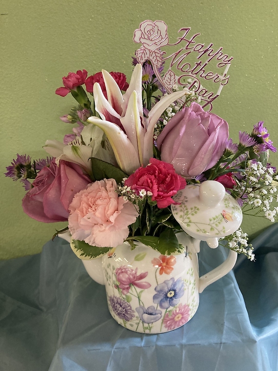 Floral Tea Pot